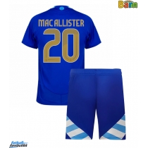 Argentina Alexis Mac Allister #20 Bortedraktsett Barn Copa America 2024 Kortermet (+ Korte bukser)